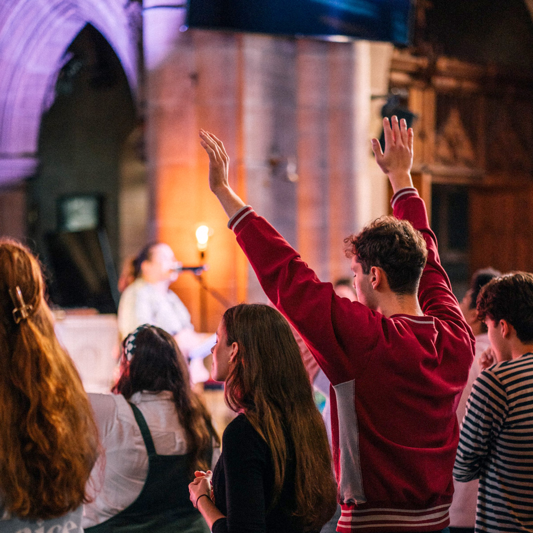 Church Group in a service